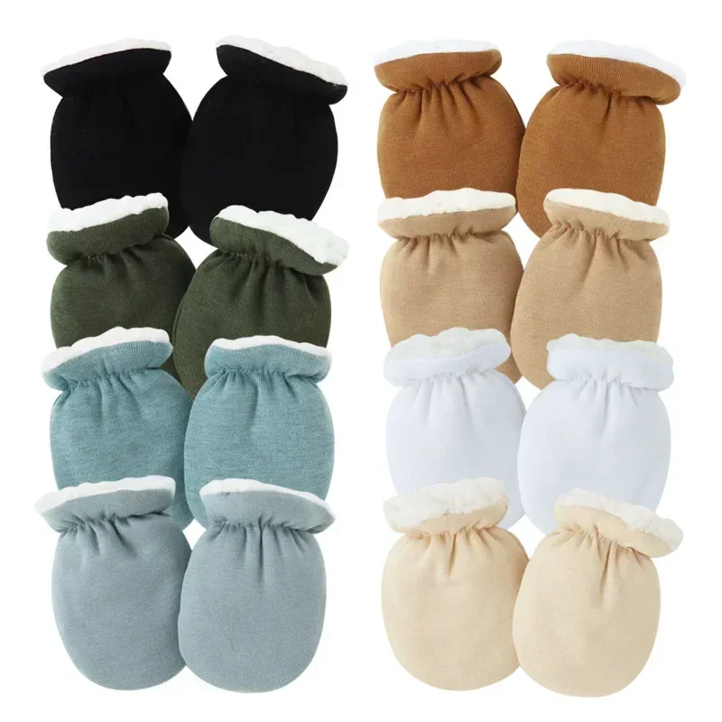 Baby Mittens Scratch - Sarung tangan wol hangat untuk bayi,