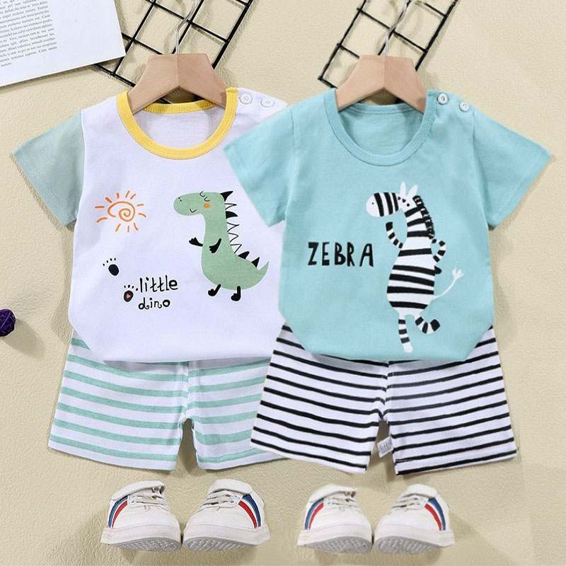 Baby Clothing Gift Set - Kaus Katun + Celana Pendek Set