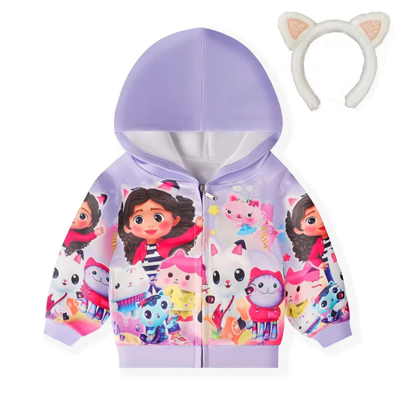 Baby Clothing Unisex - Jaket Hoody Kucing Cosplay Rumah Boneka