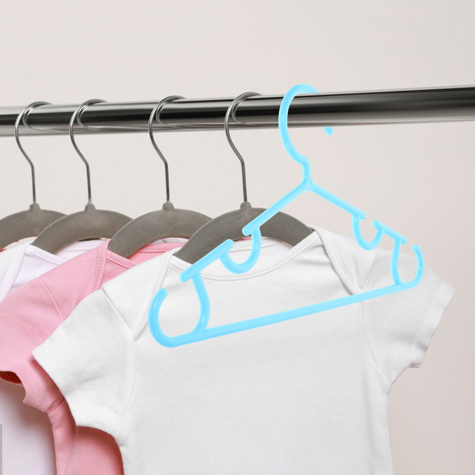 Baby Clothing Hangers - 10 Buah Gantungan Baju Bayi Tahan