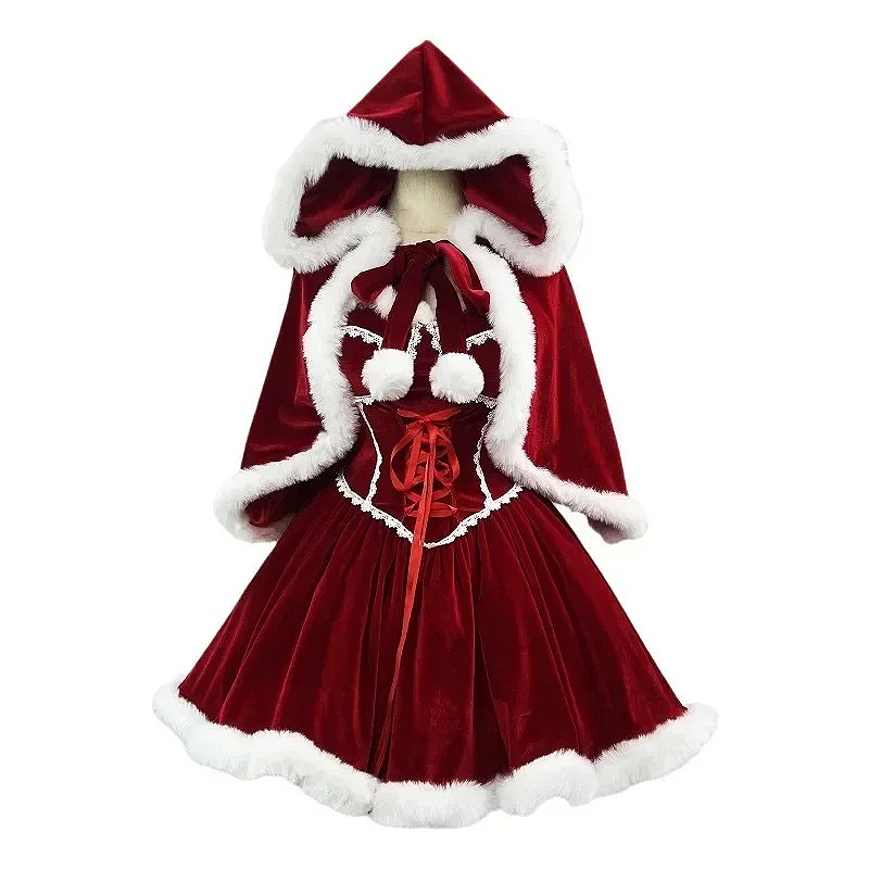 Baby Clothing Sizes - Kostum Cosplay Jubah Merah Tahun Baru