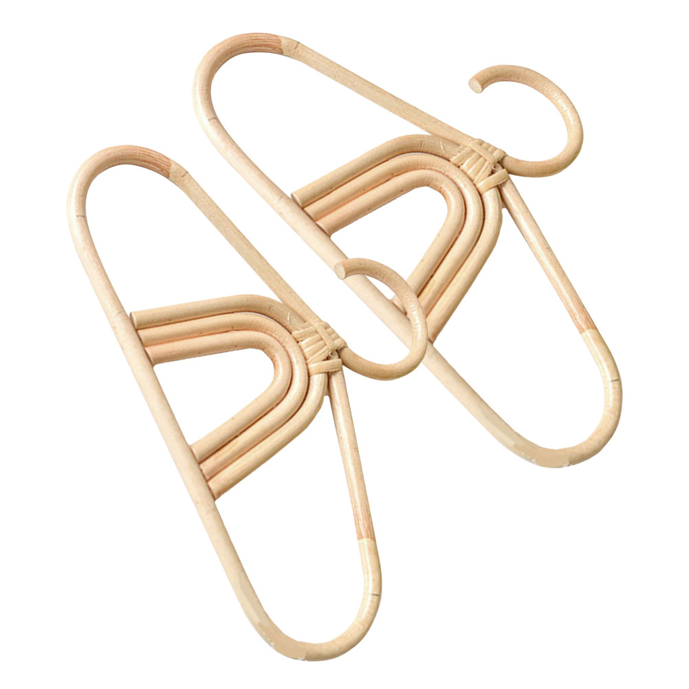 Baby Clothing Hangers - 2Pcs Gantungan Baju Anak dari Rotan