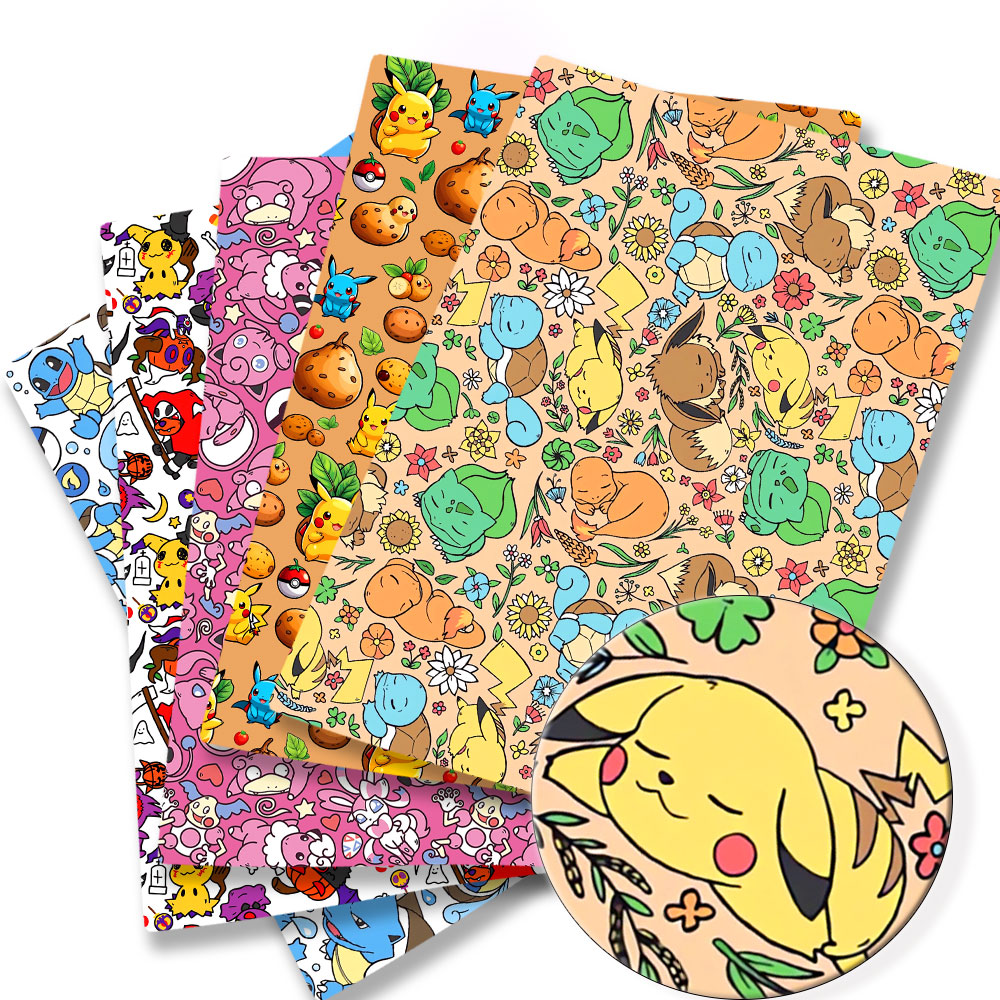 Baby Clothing In Japan - Pokemon kartun kain 140*50cm buatan tangan