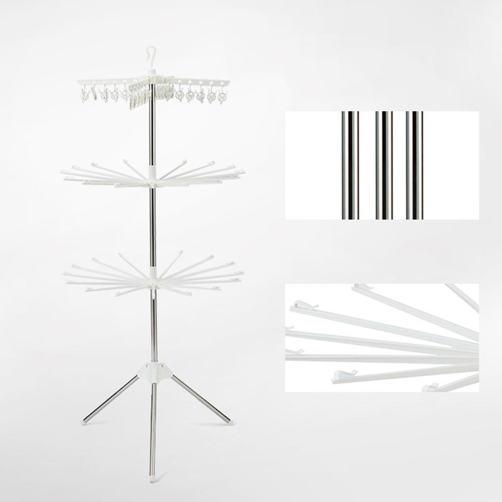 Rak Pengering Lipat 3 Tingkat  - Baby Clothing Hangers ulasan dan harga