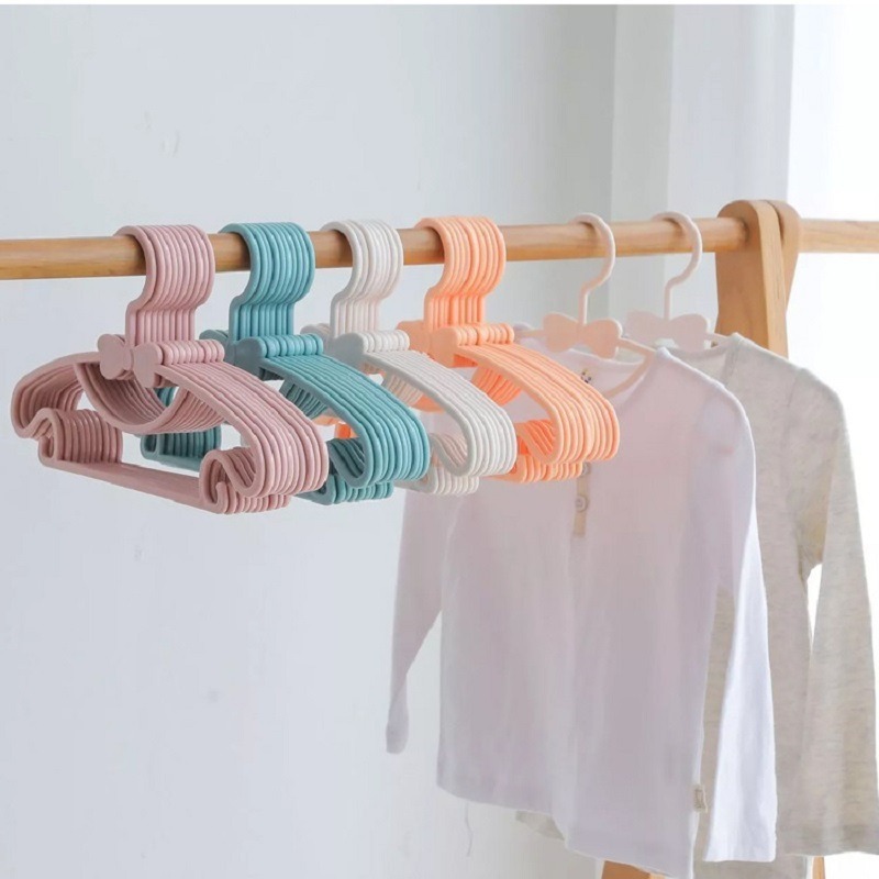 10 buah rak pakaian bayi porta - Baby Clothing Hangers ulasan dan harga