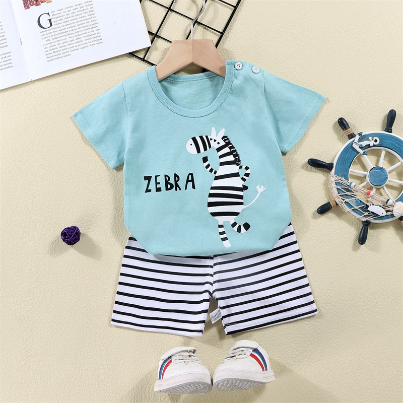 Kaus Katun + Celana Pendek Set - Baby Clothing Gift Set ulasan dan harga