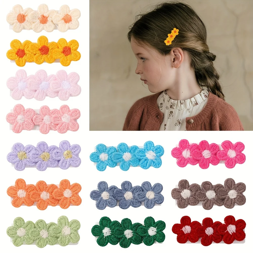 10 Buah/Set Jepit Rambut Bunga - Newborn Gift Set ulasan dan harga