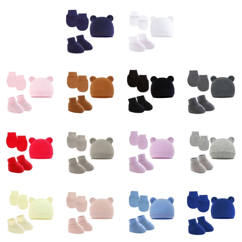 Sarung tangan topi bayi baru l - Baby Mittens Scratch ulasan dan harga