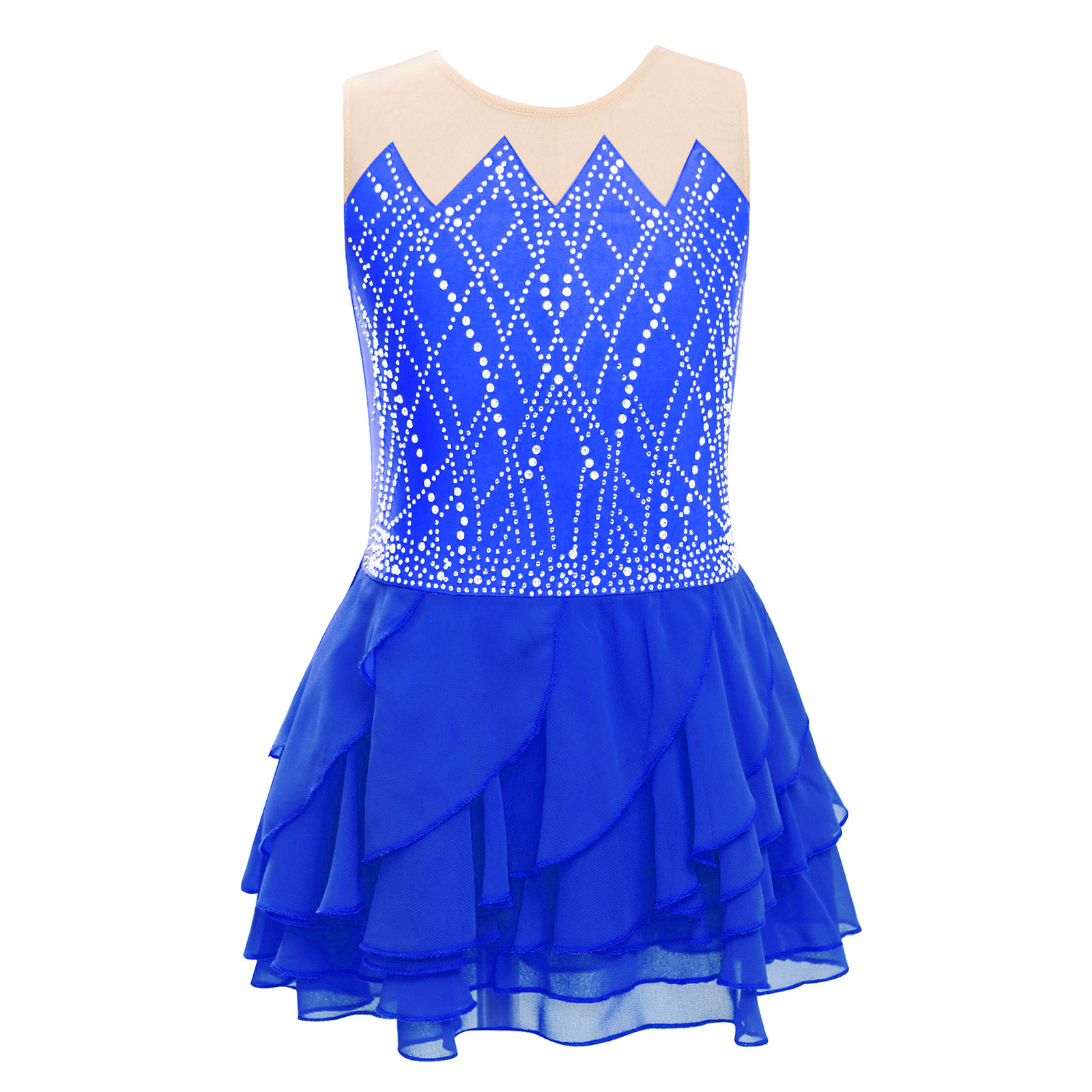 Gadis Mesh Figure Skating Gaun - Baby Clothing Sizes ulasan dan harga