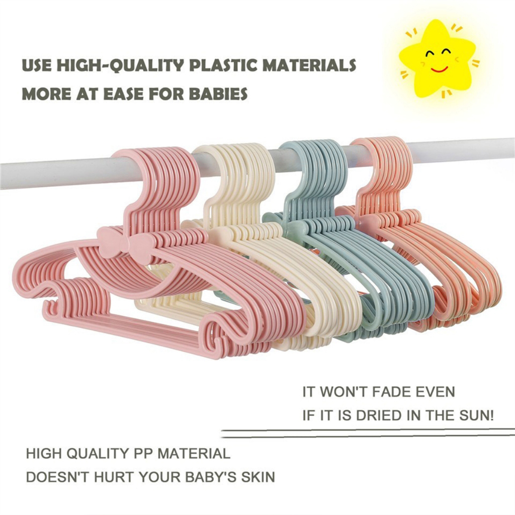 12PCS Set Gantungan Baju Bayi  - Baby Clothing Hangers ulasan dan harga